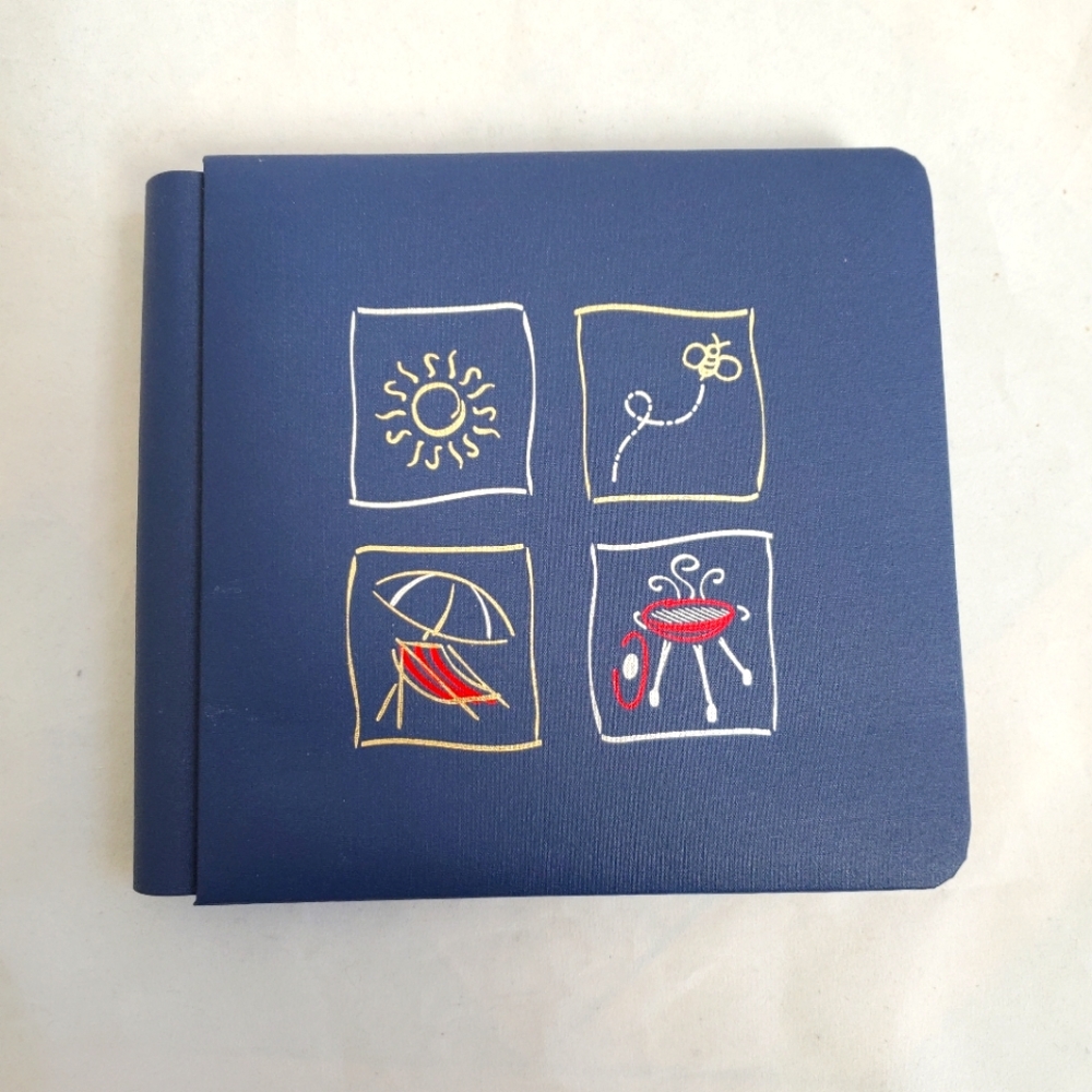 Creative Memories Navy Blue Summer Scrapbook Album
